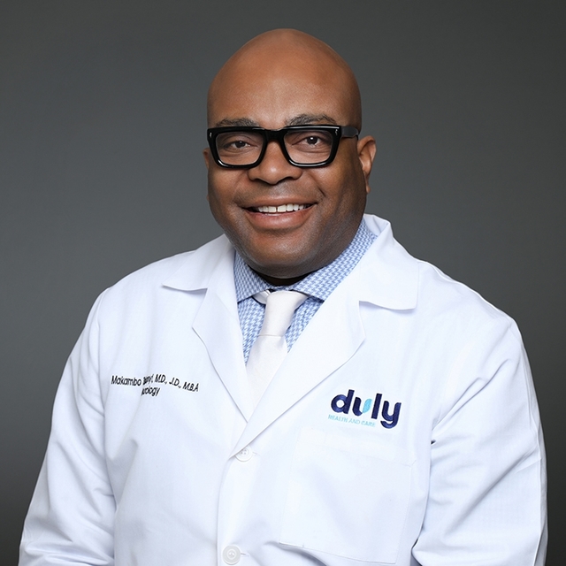 Makambo Tshionyi, MD, JD, MBA
